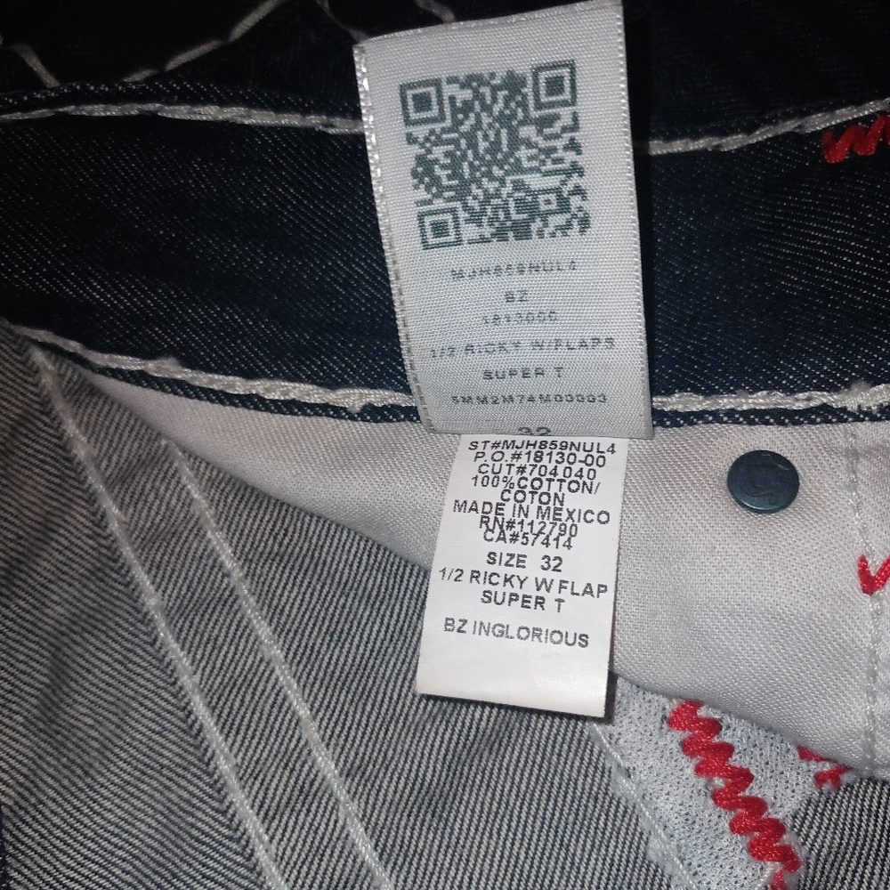 True Religion RICKY Jeans Men's 32 waist - Picture 7 of 9